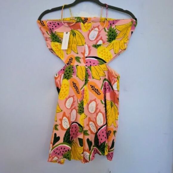 NWT Anthropologie x Hutch Mixed Fruit Halter Romper | 6 - Picture 4 of 6